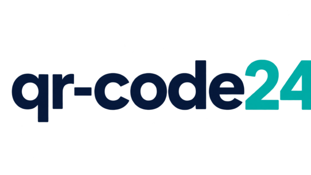 QR-Code24.eu – Logo in Dunkelblau und Türkis